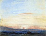 Eugene Delacroix Setting Sun oil